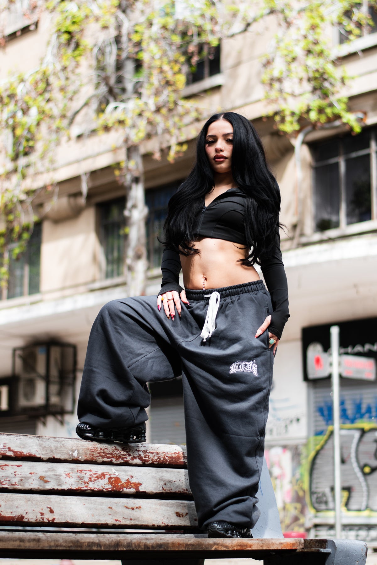 SWEATPANTS BAGGY DARK GREY